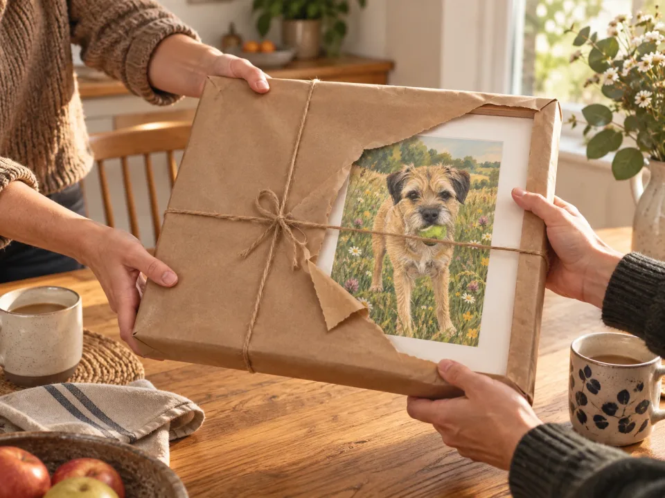 Illustrative scene: as a gift